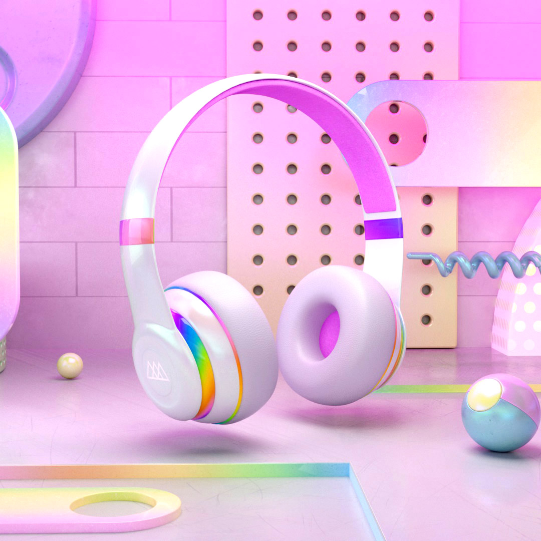 Scene with established lighting and materials