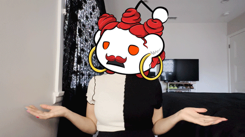 Demonstration of Snoo Puppet overlaid on live-action footage